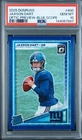 2025 Donruss Jaxson Dart Optic Preview Blue Scope Rated Rookie PSA 10  POP 11