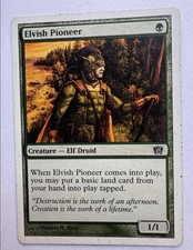 Magic the Gathering Elvish Pioneer Core Set 8th Edition MTG HP