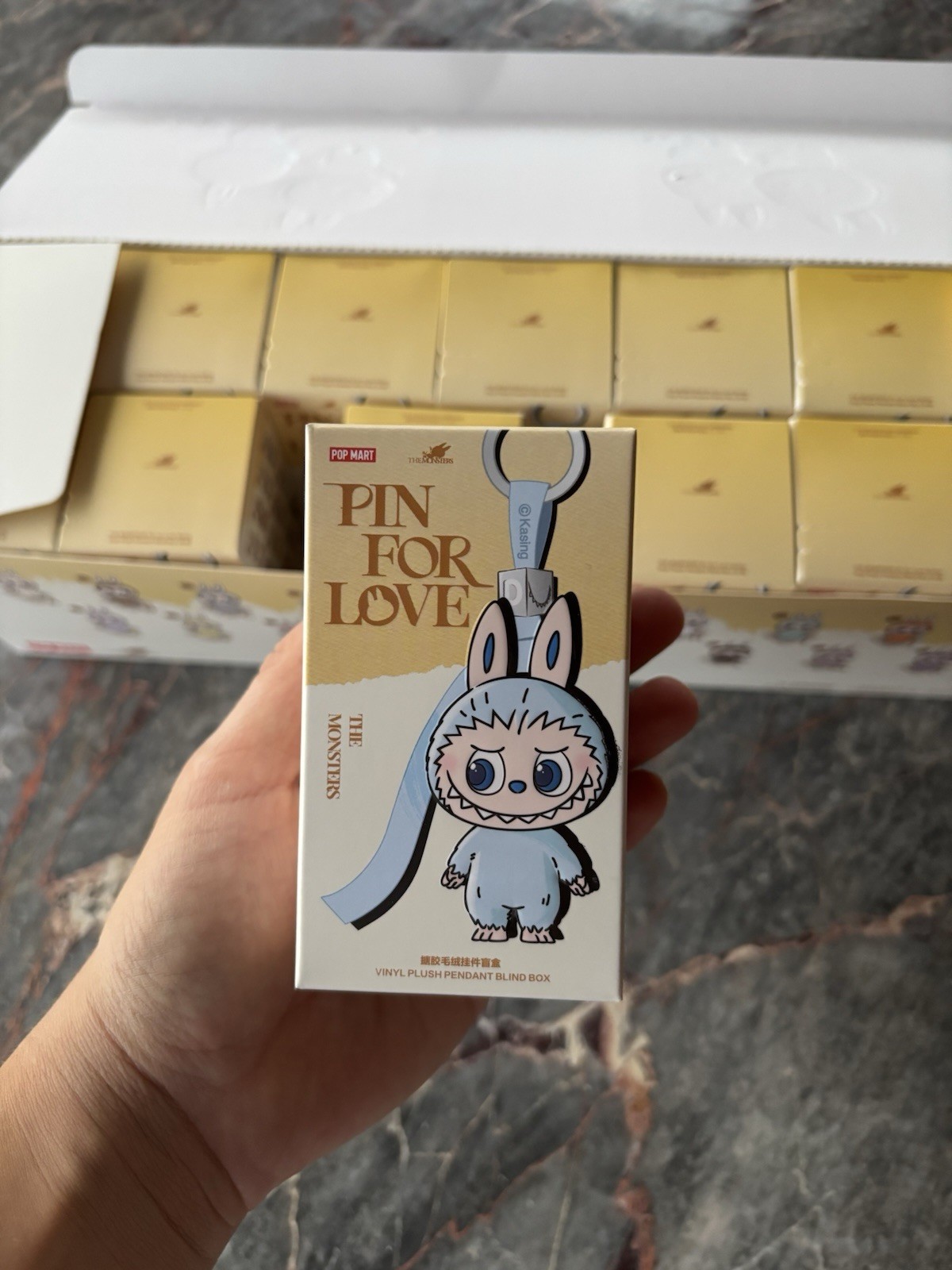 POP MART Labubu The Monsters Pin For Love Plush Pendant Blind Box A-M AUTHENTIC