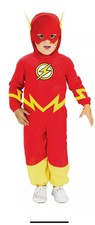 Flash Baby Child Jumpsuit And Headpiece Costume Toddler Fancy Dress Rubies