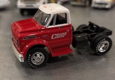 Vintage Chevrolet Coe Semi Truck Tractor Red White Crane Cams Diecast Loose Vintage Chevrolet Coe Semi Truck Tractor Red White Crane Cams Diecast Loose