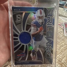 2024 Panini Spectra Brilliance Memorabilia James Cook #BRI-JCK Buffalo Bills
