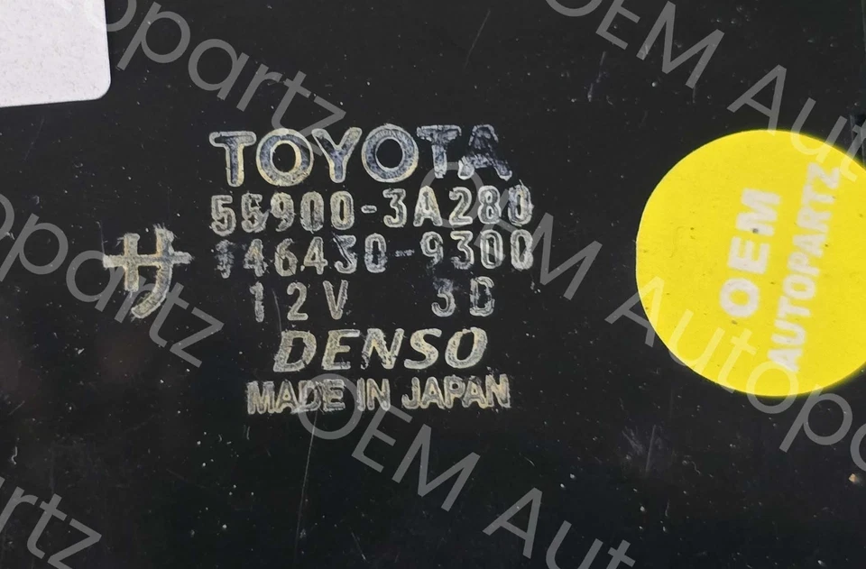 Interruptor del panel de control climático Toyota Aristo 1998-2005 55900-3A280 OEM usado Foto 3 de 4