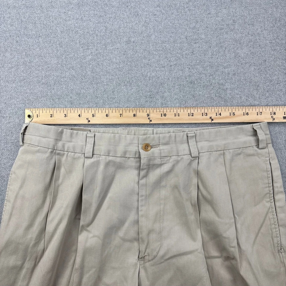 Vintage 90s Bills Khakis M2 Lightweight Twill Pleated Chino Pants Mens 34x29 USA - Image 4 of 4