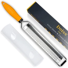 PRO Citrus Lemon Zester & Cheese Grater — Parmesan Cheese, Lemon, Ginger, Garlic