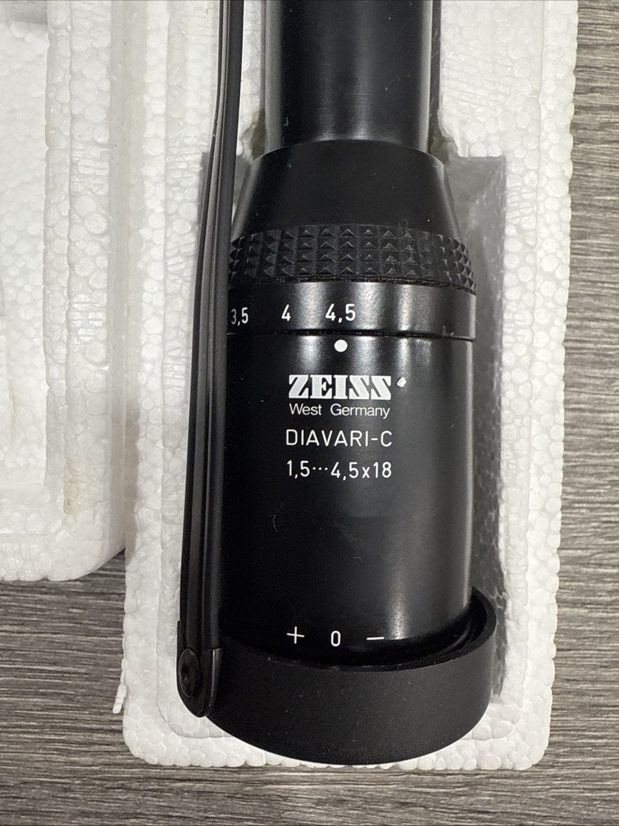ZEISS DIAVARI-C 1.5-4.5x18mm 光学機器 Zeiss Diavari-C Diatal C 1,5-4,5x18 T* Riflescope – West Germany