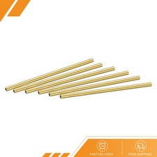 6pcs - Brass Round Tube 4mm OD 0.5mm Wall Thickness 100mm Length Pipe Tubing