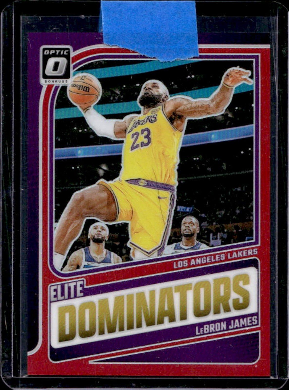 2024-25 Donruss Optic LeBron James Elite Dominators Red #89/99 Lakers