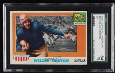 1955 Topps All American Willie Heston #93 SGC 84 1q7