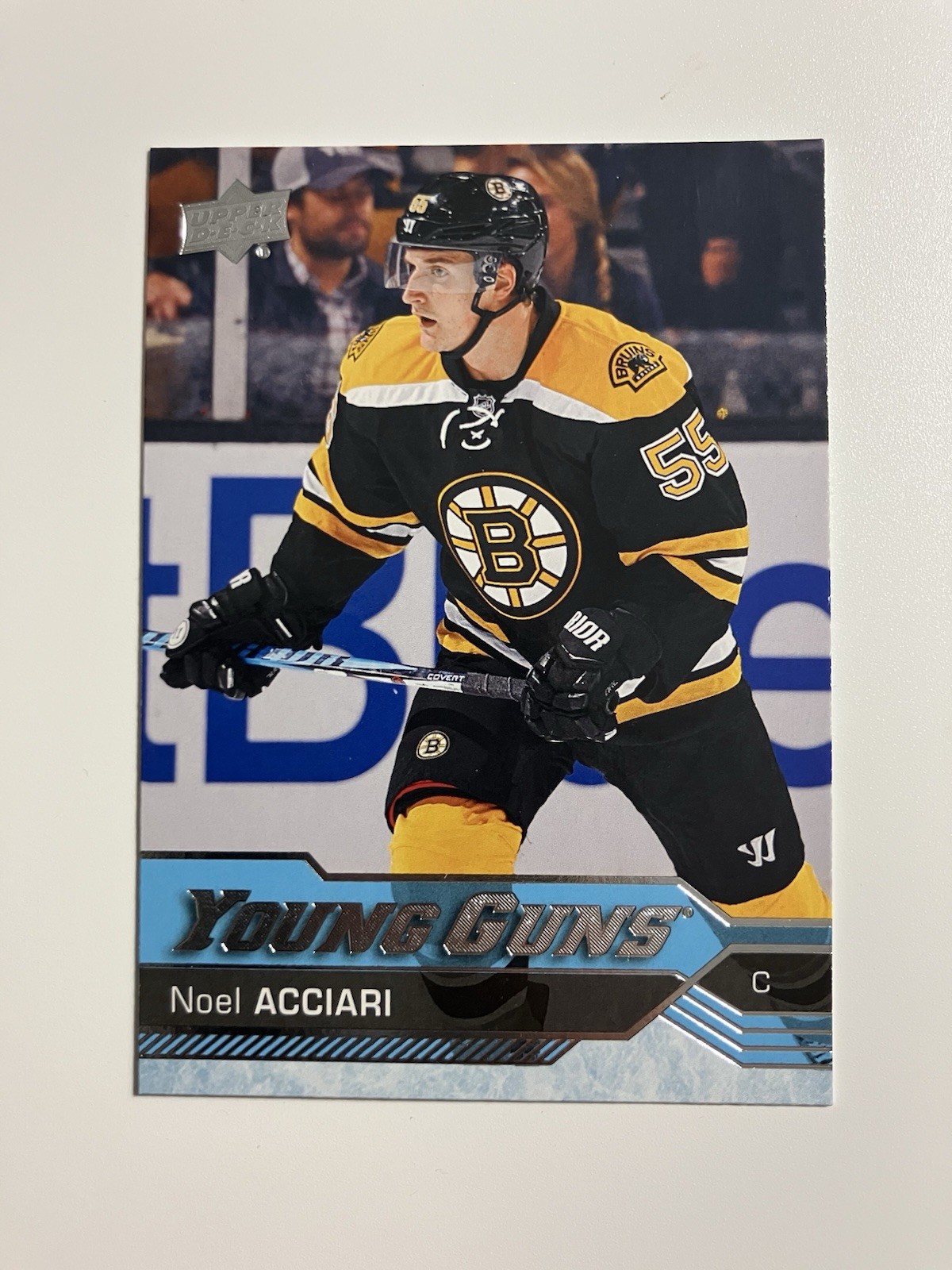 2016-17 Upper Deck Noel Acciari Young Guns Rookie RC #238 Hockey Boston Bruins