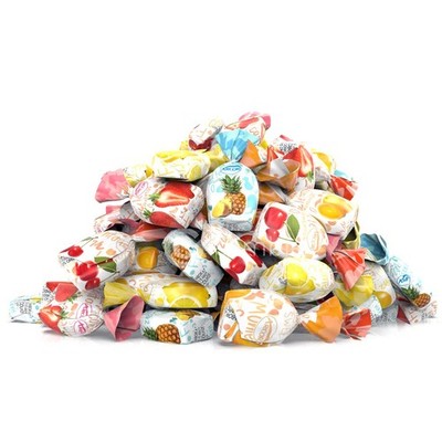 Assorted Fruit Hard Candy Individually Wrapped by , 2 lbs of Fruit Candy with...