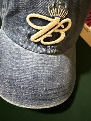 Budweiser Denim Breweriana Hat Adjustable Blue Embroidered Logo