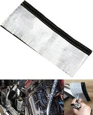 Automotive Heat Shield Sleeve, 3/4" x 3.3 Ft Aluminized Sleeving for Engine B...
