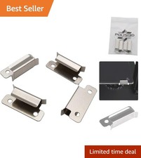 Stainless Steel Bed Clips for 7mm 3D Printer Platforms - 4 Pack