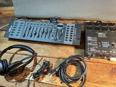 Eliminator Lighting 192 DMX Controller + ED 15 4 Channel Dimmer Pack (Bundle)