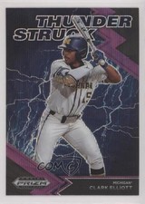 2022 Panini Prizm Draft Picks Thunderstruck Purple Wave Clark Elliott 0oa7