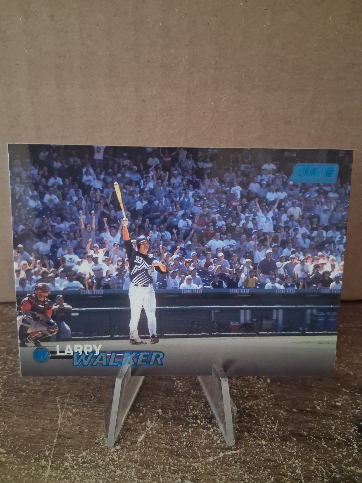 2023 Topps Stadium Club - Larry Walker #147 Blue Foil 28/50 Rockies