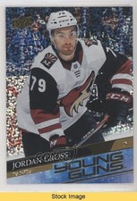 2020-21 Upper Deck Young Guns Speckled Rainbow Foil Jordan Gross #466 READ sq1