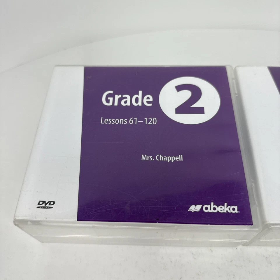 Abeka Grade 2 DVD Lessons 61-170 Teacher Mrs. Chappell - Good - Image 2 of 4