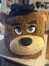 FNAF Head Pillow 5 Five Nights At Freddys Fazbear Bear Plush 24" Official 2017