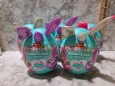 Lot of 5 Zuru Rainbocorns Bunnycorn Surprise Over 4 Surprises Inside