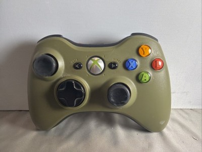 Microsoft Xbox 360 Limited Edition Halo 3 Green Controller! Works