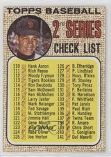 1968 Topps Juan Marichal Checklist #107 HOF 0z0n