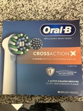 Oral-B CrossAction x Replacement Brush Heads 10 Count