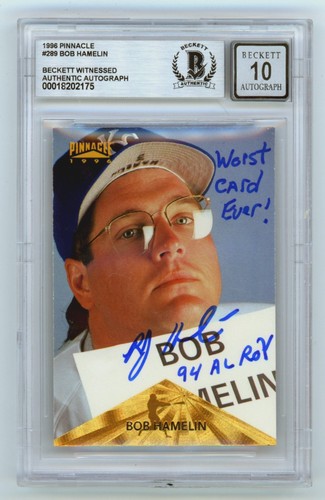 Bob Hamelin #289 1996 Pinnacle card