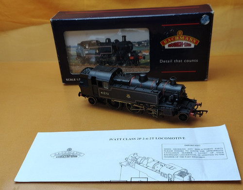 Bachmann OO 31-450E Ivatt Tank 41273 BR Lined Early Crest Push/Pull Loco - Boxed | Condition: Used