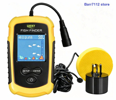 Kayak Portable Fish Depth Finder Water Handheld Fish Finder W/ hard case