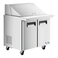 36" 2 Door Mega Top Refrigerated Sandwich Prep Table