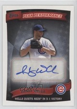 2010 Topps Update Peak Performance Randy Wells #PPA-RW Auto 0m0