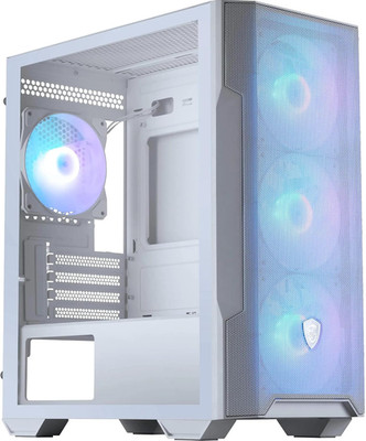 MSI MAG Forge M100R White Pc-Gehäuse   Micro-Atx-Kompatibilität, Grafikkartenunt