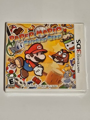 New Paper Mario: Sticker Star Nintendo 3DS Video Game