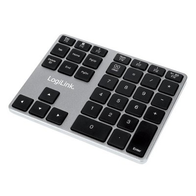 LogiLink W128287805 ID0187 Keypad BT 3.0 35 keys aluminum ~E~