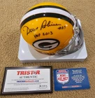 GREEN BAY PACKERS SIGNED AUTOGRAPHED DAVE ROBINSON MINI HELMET HOF 2013 TRISTAR