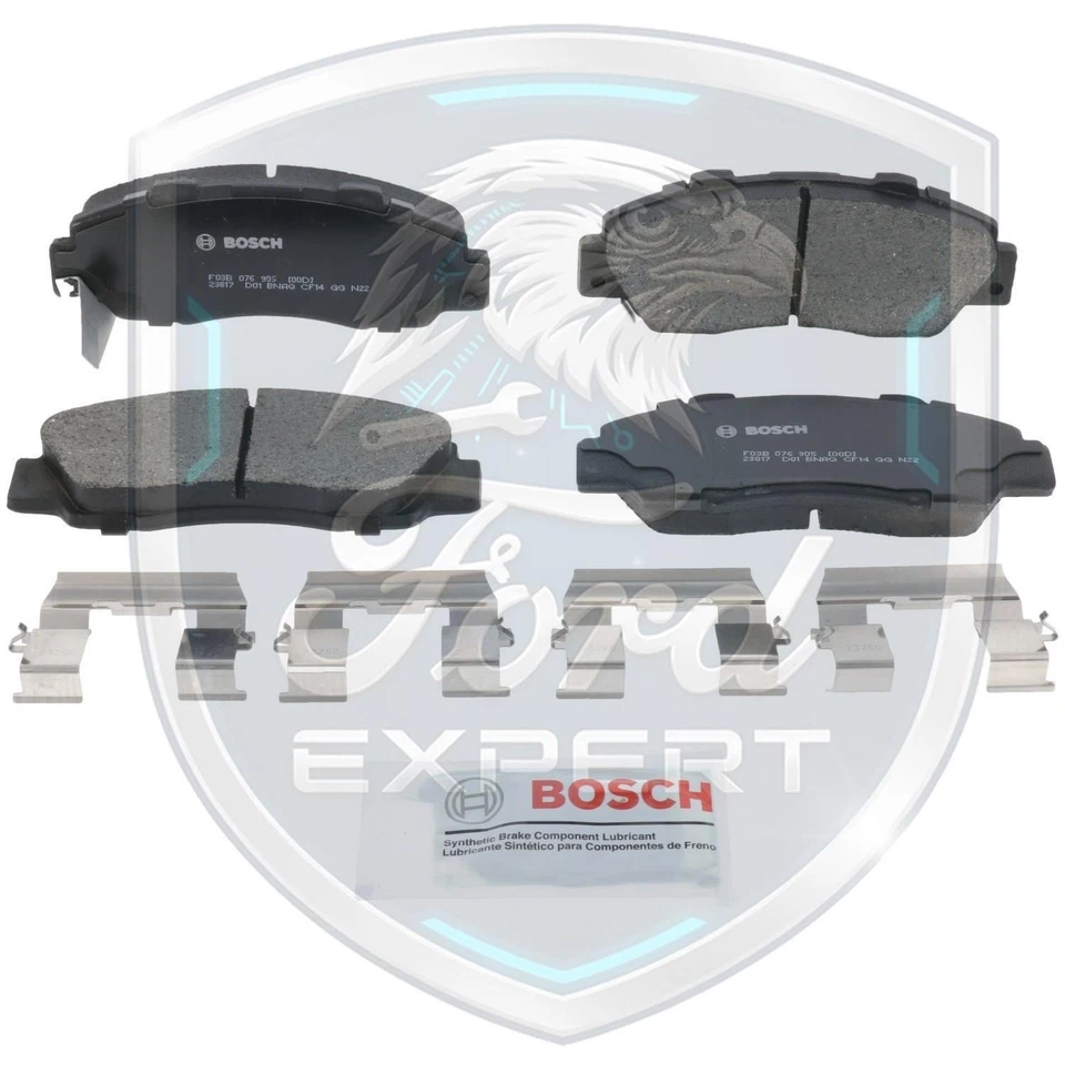 Комплект передних и задних керамических тормозных колодок для 1991-2002 Honda Accord Prelude 9 лет Warr - Изображение 3 из 4