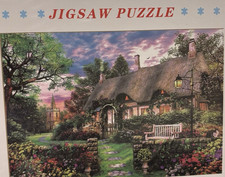 1000 Piece Jigsaw Puzzle Country Cottage 30in x 20in Countryside NEW Sealed