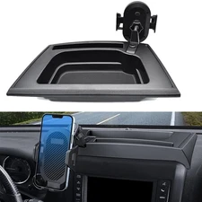 Upgrade Phone Holder for 2011-2017 Jeep Wrangler JK JKU Dash Storage Box Tray