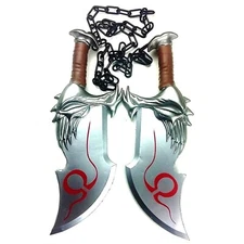 God of War: Kratos Blades of Chaos Foam 1:1 Scale Props Replica. Silver