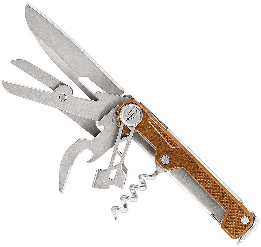 Bartender's Pocket knife Armbar Cork Orange Handle eBay