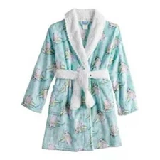 Disney Frozen Super Plush Girls Robe Size 4 NWT Retail $42