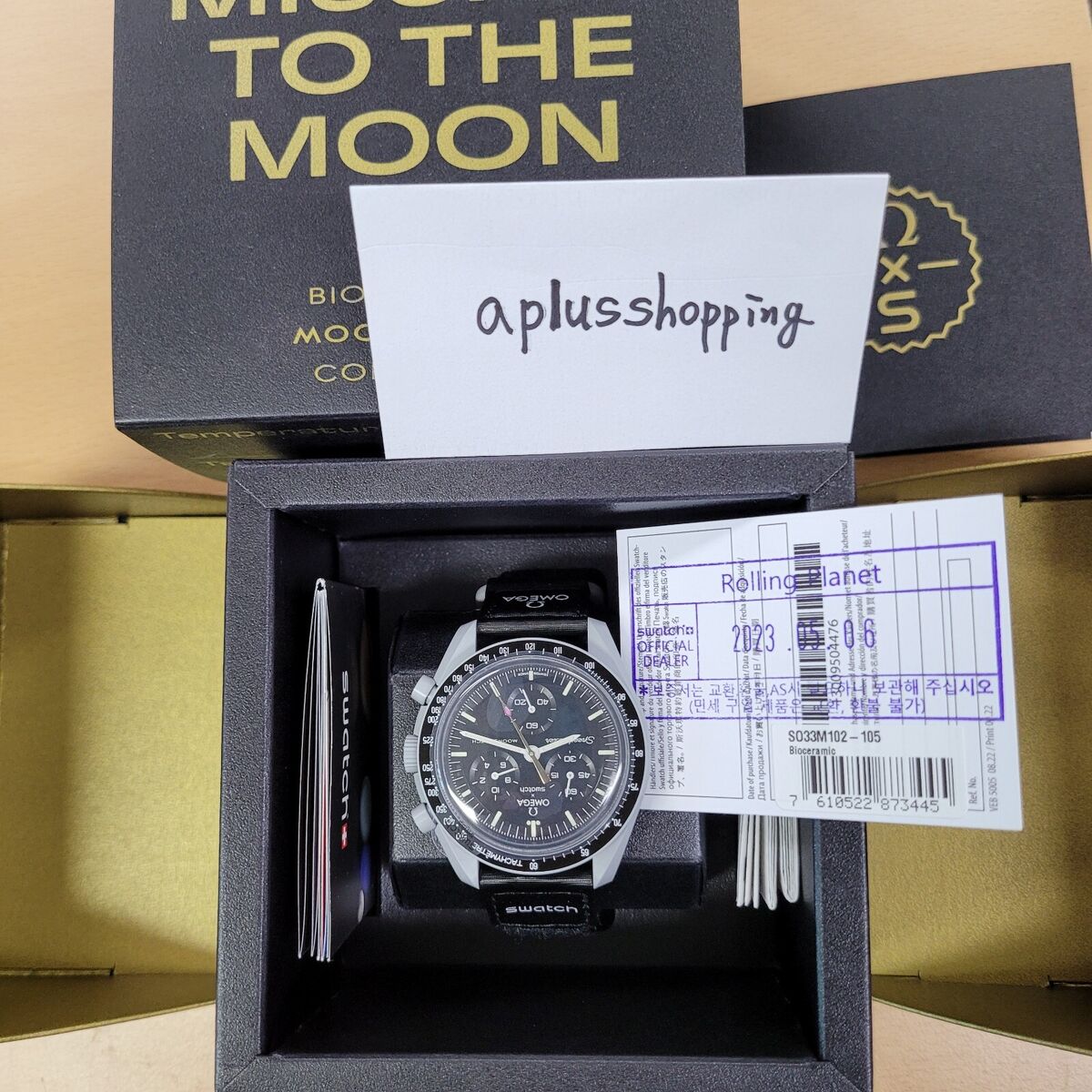 Omega X Swatch MoonSwatch Bioceramic 12 Kinds Moon Mercury Omega X Swatch MoonSwatch Bioceramic 12 Kinds Moon Mercury