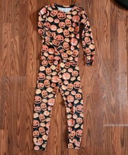 Boys Children's Place Halloween Pumpkin Fall Pajamas Size 8