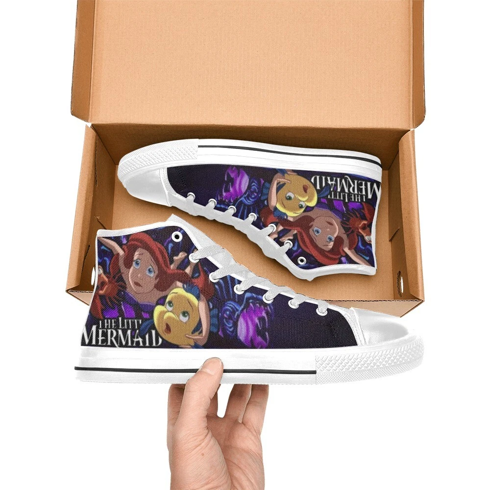 The Little Mermaid High Top Shoes Sneakers