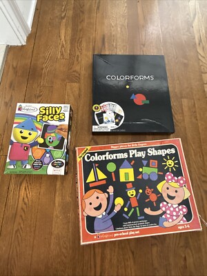 COLORFORMS THE ORIGINAL COLORFORMS - SET Of 3 Boxes - Game, Original, Retro