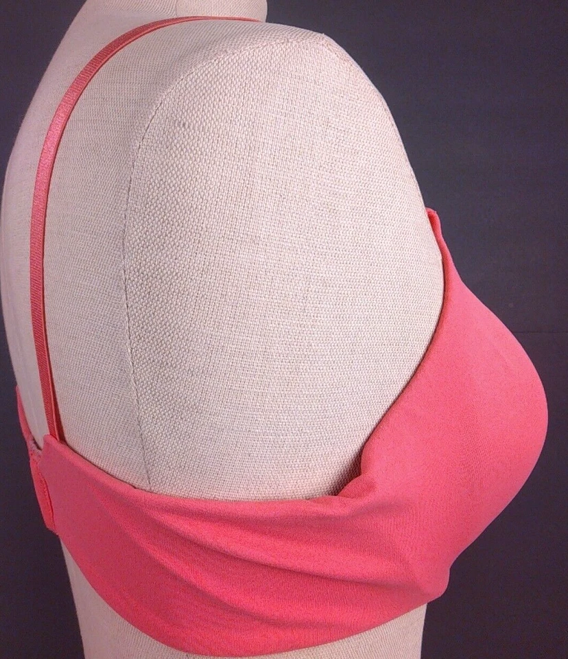 Sujetador Camiseta Barely There 4104 Rosa Nylon Con Aros Talla 38 C (26) Foto 4 de 4