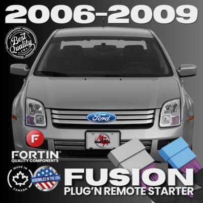 2006-2009 Ford FUSION 100% PLUG-IN Remote Start Kit. INSTALL VIDEO DEMO!