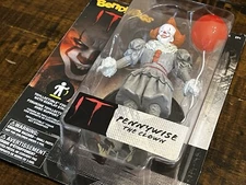 Pennywise The Clown (IT) FIGURE/ NEW W/ DISPLAY STAND- BendyFigs RARE